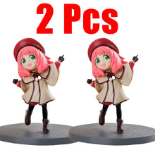 Load image into Gallery viewer, New 2pcs Anime Spy X Family CODE:White 14cm Toy PVC Anya Winter Clothing Detective Image Desktop Decorations Cute Gifts for Kids
