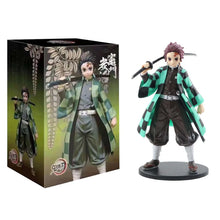 Load image into Gallery viewer, Anime Demon Slayer Kimetsu no Yaiba figure Kamado Tanjirou Action Figure Agatsuma Zenitsu Nezuko Warrior PVC Model Toys
