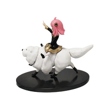Load image into Gallery viewer, 14cm SPY×FAMILY Anya Anime Figure Bond Anya Forger Action Figures Kawaii Girl Riding Dog Figurine PVC Collection Model Doll Toy
