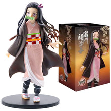 Load image into Gallery viewer, Anime Demon Slayer Kimetsu no Yaiba Figure 15cm Nezuko Tanjirou Mitsuri Shinobu Zenitsu Kyoujurou Action Figural Model Toy Gifts

