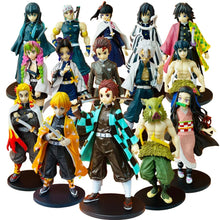Load image into Gallery viewer, Anime Demon Slayer Action Figures Kimetsu No Yaiba Shinobu Nezuko PVC Dolls Model Collection Ornaments Japan Derivatives Toys
