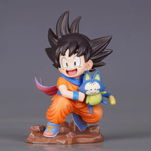 Load image into Gallery viewer, 10cm Anime Dragon Ball Z Figure Goku Figure Goku Embrace Pura PVC GK Figures Yamcha Anime Collectible Model Toys Gifts
