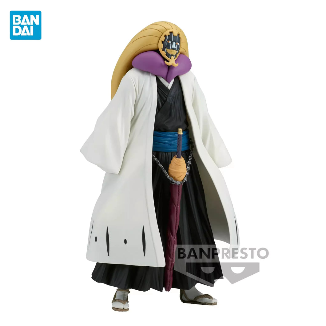 Original BANDAI BANPRSETO  Solid and Souls Bleach Kurotsuchi Mayuri Anime Figure Toys PVC Model Collection Birthday Gift