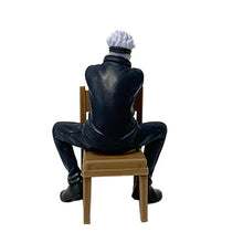 Load image into Gallery viewer, 11CM Gojo Satoru Anime Jujutsu Kaisen Figure Satoru Gojo Rest Time Sitting Position Comes With Stool Gift Toy Action Figure PVC
