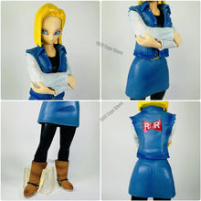 Load image into Gallery viewer, 25CM Dragon Ball Z Android 17 18 Anime Figure Android 18 PVC Action Figures Collection Model Toys for Children Christmas Gifts
