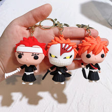 Load image into Gallery viewer, Anime BLEACH Figure Doll Toy Kurosaki Ichigo Model Keychain Backpack Ornament Keyrings Car Pendant Key Holder Kids Xmas Gifts
