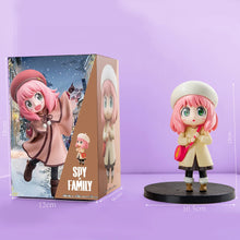 Load image into Gallery viewer, New 2pcs Anime Spy X Family CODE:White 14cm Toy PVC Anya Winter Clothing Detective Image Desktop Decorations Cute Gifts for Kids

