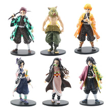 Load image into Gallery viewer, Anime Demon Slayer Figure Kamado Tanjirou Nezuko Action Figures Model Toys Zenitsu Figurine Inosuke Kimetsu No Yaiba Figura
