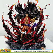 Load image into Gallery viewer, One Piece Anime Figure - Heavenly Painted Conqueror&#39;s Haki Luffy GK Model 40cm Extra Large Statue, Collectible Desktop Decor

