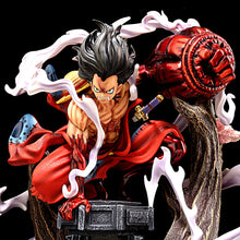 Load image into Gallery viewer, One Piece Anime Figure 26cm Wano Gear 4 Luffy 2 Head Pieces Statue Figures Collectible Model Decoration Toy Christmas Gift
