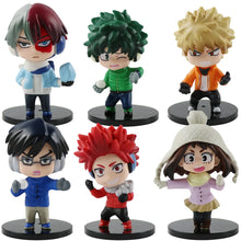 Load image into Gallery viewer, My Hero Academia 9 Pcs Cute Ver. Midoriya All Might Bakugou Shoto Ochaco PVC Action Figure Boku no Hero Gift Doll Model 8-10cm
