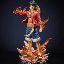 Load image into Gallery viewer, 27cm One Piece Standing Posture Luffy Double Head Eagle Meteor Hat Group Gift PVC Statue Collectible Model Decoration Toys Gift
