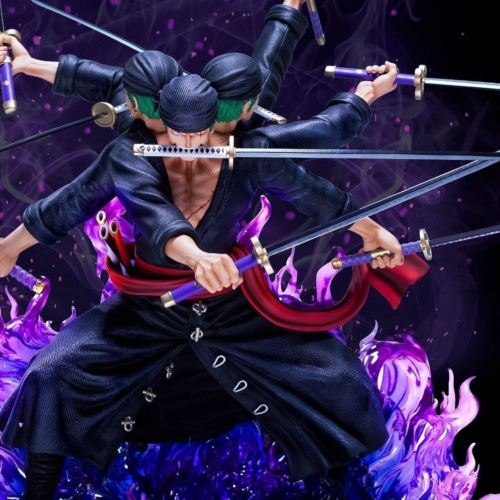 One Piece Roronoa Zoro lamp 30cm